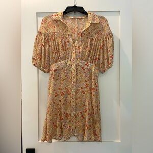 Free People Floral Print Dress
